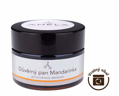 Důvěrný pan Mandarinka - jemný krémový deodorant 50 ml expirace 7/2022 Anela