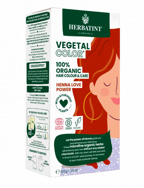 HERBATINT bio rostlinná barva na vlasy henna love power Herbatint