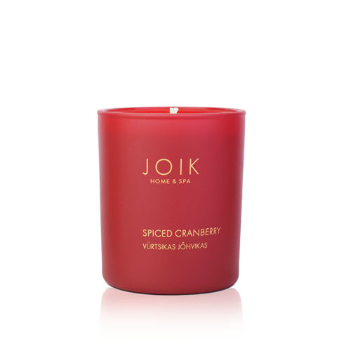 JOIK HOME & SPA svíčka z rostlinného vosku Spiced cranberry JOIK HOME & SPA