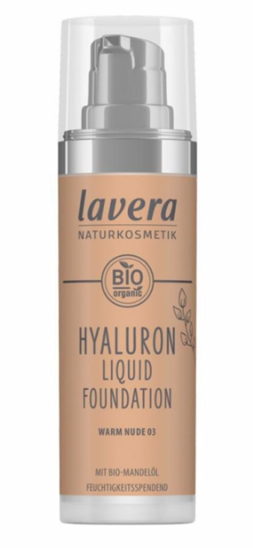 LAVERA lehký tekutý make-up s kyselinou hyaluronovou 03 Warm Nude Lavera