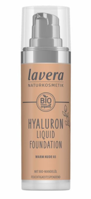 Lavera LAVERA lehký tekutý make-up s kyselinou hyaluronovou 03 Warm Nude