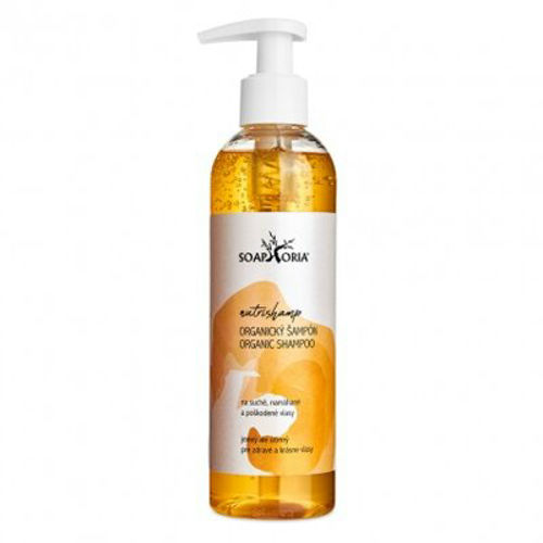 NutriShamp – Přírodní tekutý šampon na suché poškozené vlasy Soaphoria