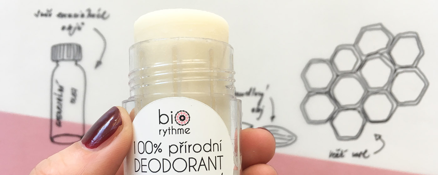 Přírodní deodorant Růžová zahrada od Biorythme