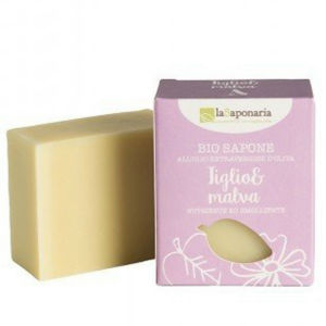 laSaponaria Tuhé olivové mýdlo BIO - Lípa a sléz